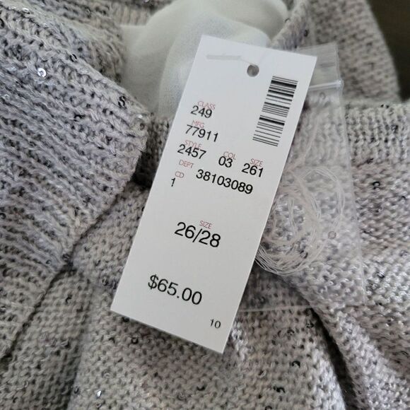 Avenue Tweed Cowlneck Sweater Vest (Size 26/28) - Picture 7 of 8